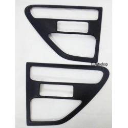 ครอบแก้ม ครอบ side vent ใส่รถกระบะ รุ่น 2 ประตู แคป,4 ประตู ใหม่ ฟอร์ด เรนเจอร์ All New Ford Ranger 2012 ดำด้าน  v.3